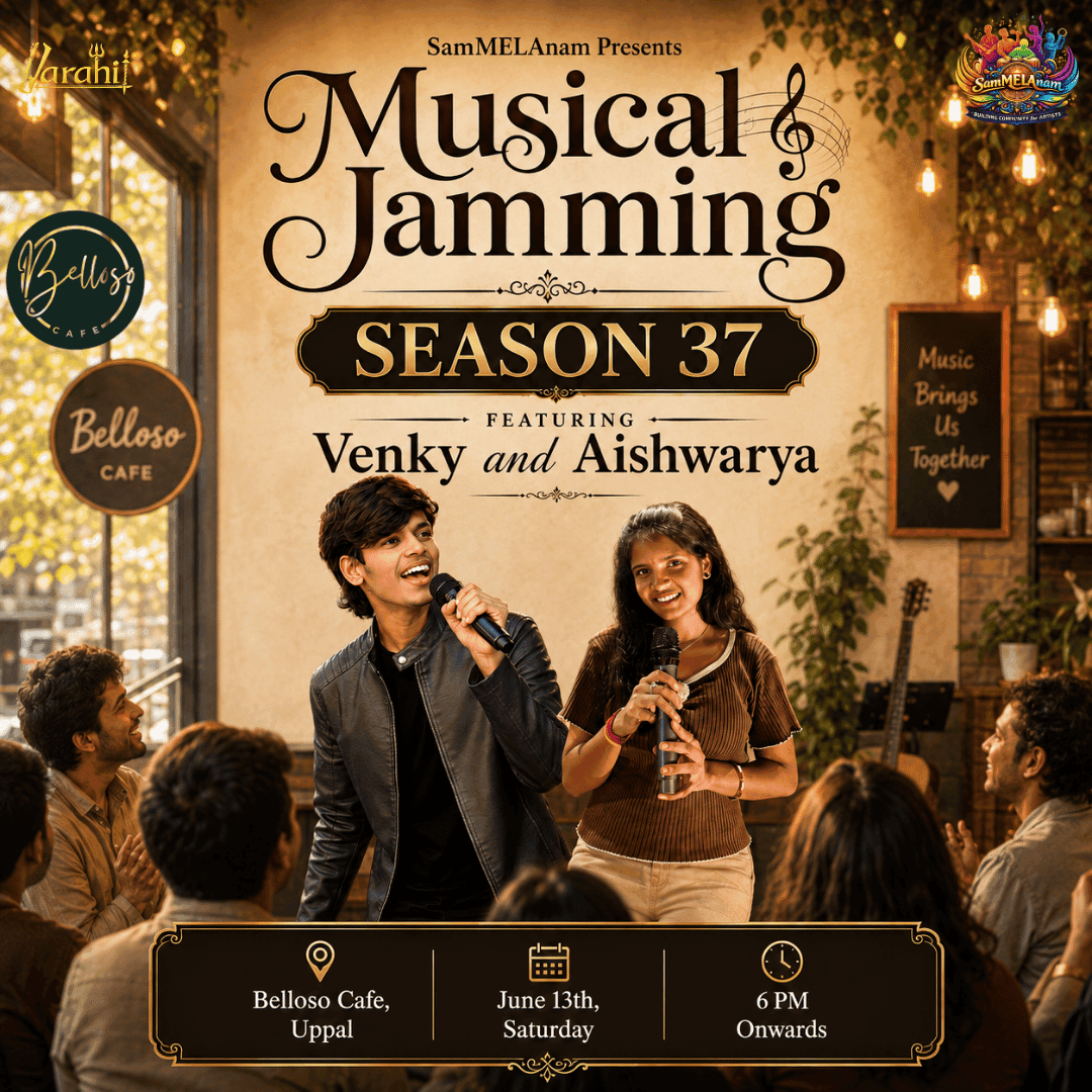 Melodic Echoes: Venky & Aishwarya's Musical Jam & Open Mic