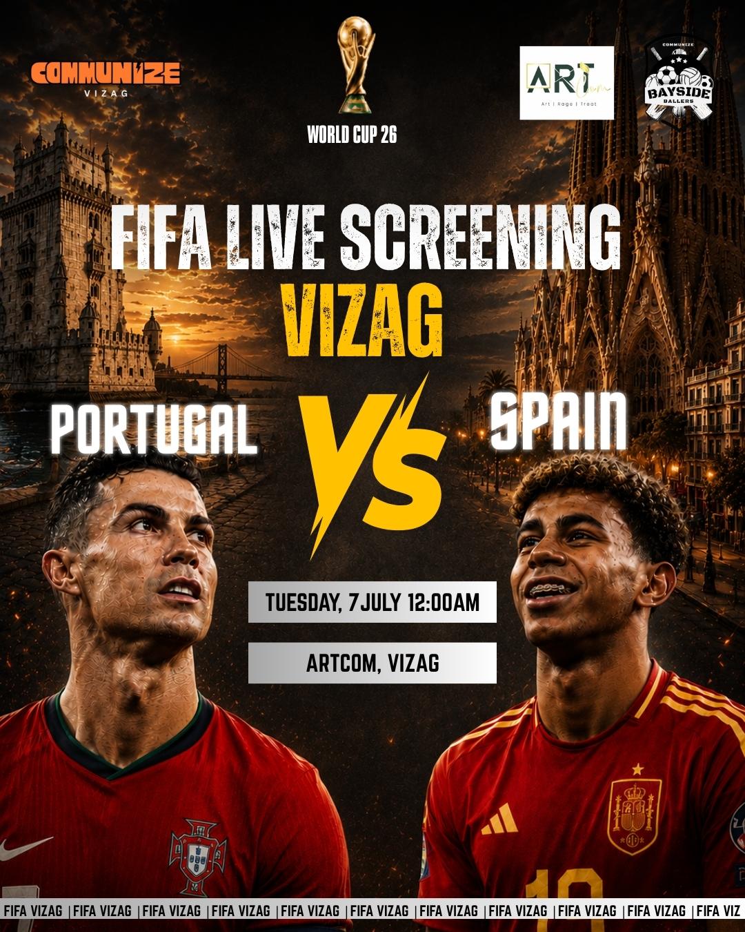 Portugal vs Spain Screening