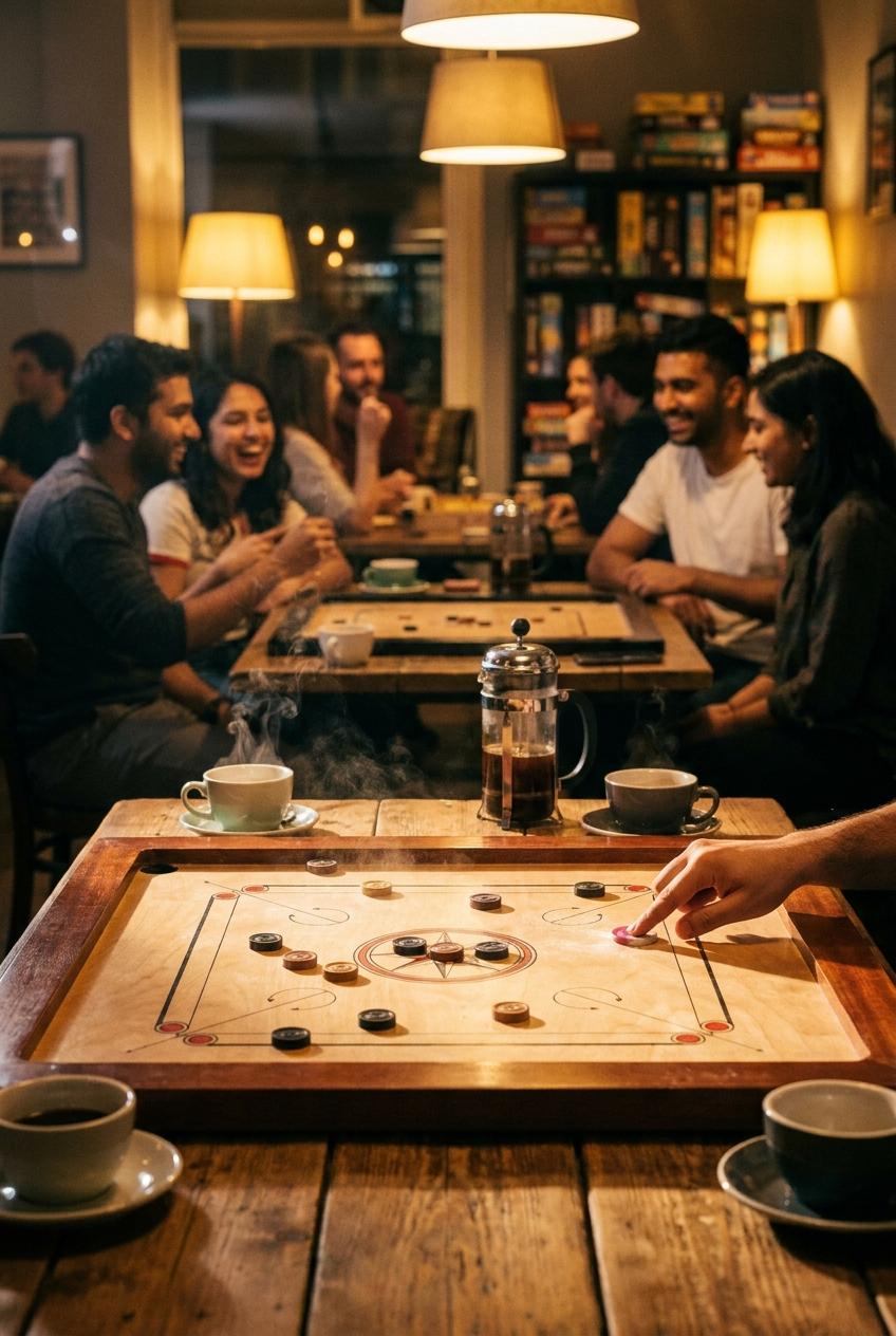 Carroms over Coffee - Board Games Club 5
