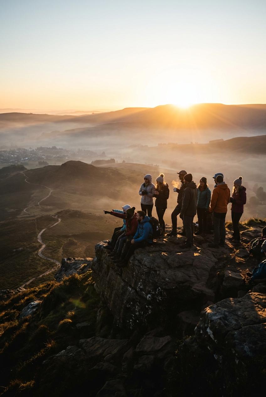 Sunrise Trek with community & Breakfast Circle